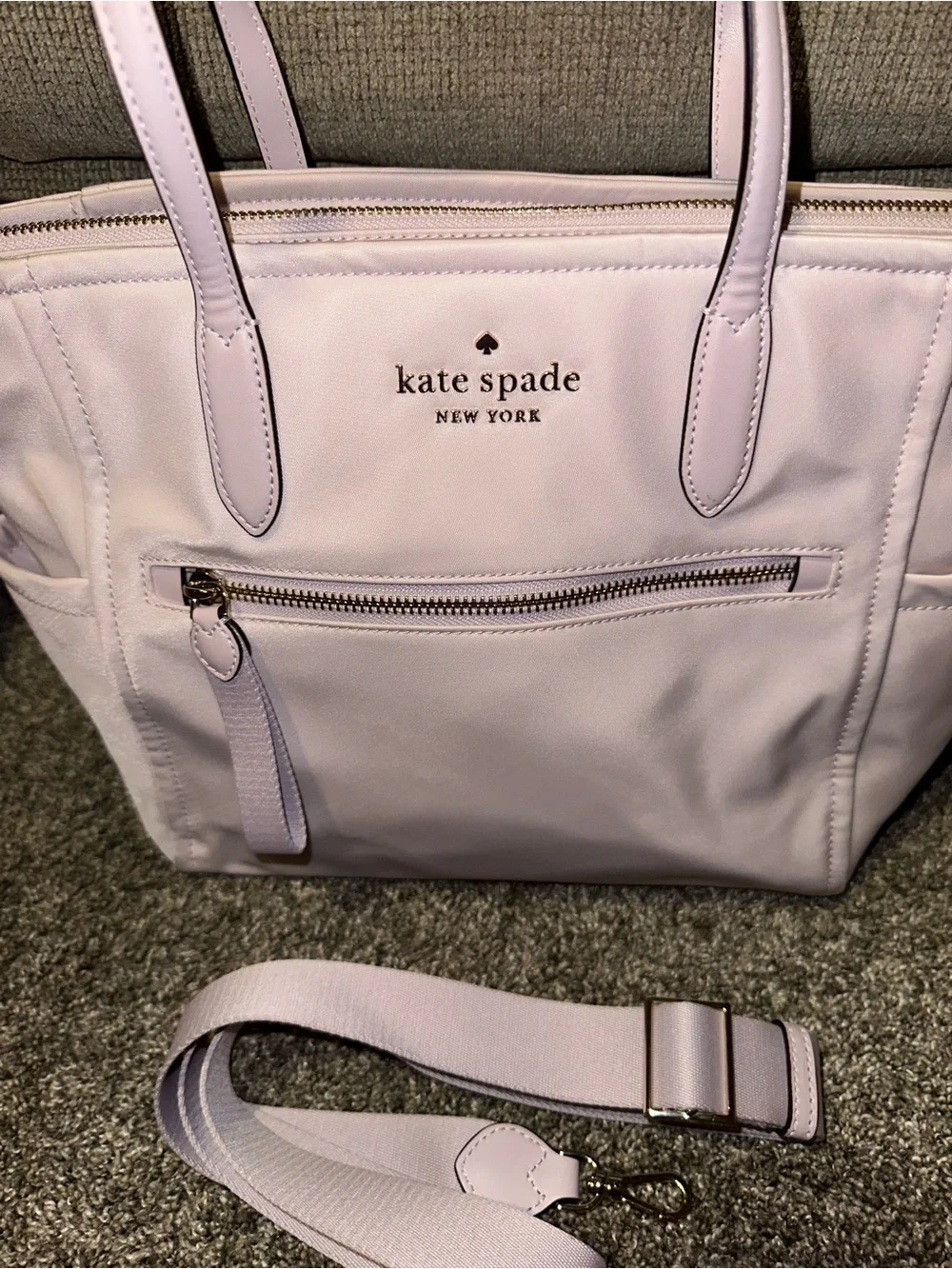 kate spade lavender Chelsea Tote with Detachable Strap